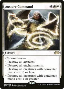 1x Austere Command - NM English MTG - Double Masters - Image 1