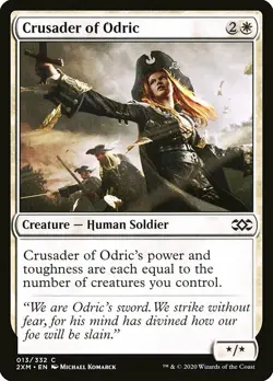 1x Crusader of Odric - NM English MTG - Double Masters - Image 1