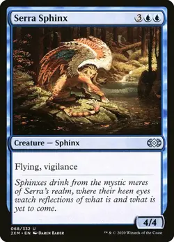 1x Serra Sphinx - NM English MTG - Double Masters - Image 1