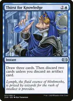 1x Thirst for Knowledge - NM English MTG - Double Masters - Image 1