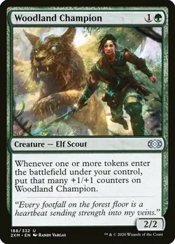 1x Woodland Champion - NM English MTG - Double Masters - Image 1