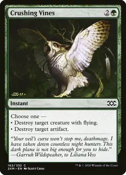 1x Crushing Vines - NM English MTG - Double Masters - Image 1