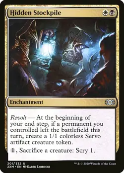 1x Hidden Stockpile - NM English MTG - Double Masters - Image 1