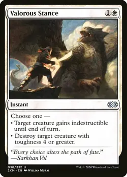 1x Valorous Stance - NM English MTG - Double Masters - Image 1