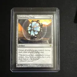 MTG Magic the Gathering Unwinding Clock New Phyrexia NM - Image 1