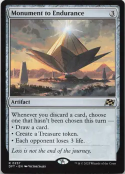 Monument to Endurance R Aetherdrift 237 LP-NM MTG - Image 1