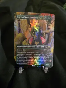 Springheart Nantuko Borderless Foil Modern Horizons 3 MTG NM - Image 1
