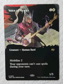 Voice of Victory (Borderless) Tarkir: Dragonstorm Regular - Image 1