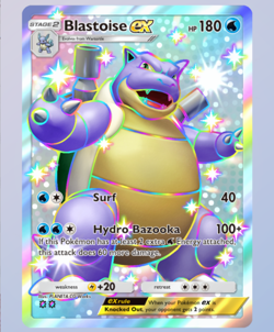 Blastoise EX Shiny 2?, Pokemon TCG Pocket, Celestial Guardians, English - Image 1