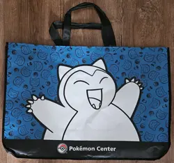 Pokemon Worlds 2024 Championships Pokemon Center Pop Up Shop Snorlax Bag Damaged - Image 1