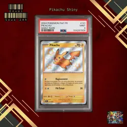 🇫🇷 PIKACHU SHINY PSA 9 - DESTINEES DE PALDEA 131/091 PAF EV Carte Pokemon 🇫🇷 - Image 1