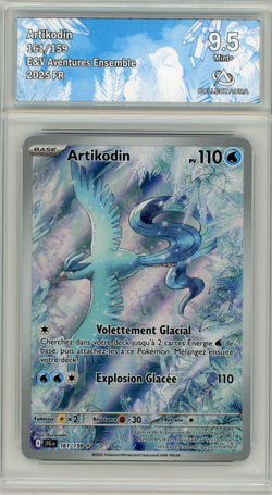 CARTE POKEMON : ARTIKODIN AR - 161 - AVENTURES ENSEMBLE - CA 9.5 - Image 1