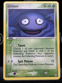 Pokemon TCG Grimer Team Rocket Returns 56/109 Regular VLP - Image 3