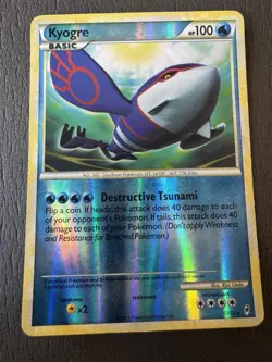 Pokemon TCG Kyogre 12/95 Reverse Holo Rare Call of Legends - HP - Image 2