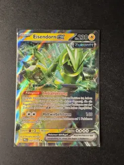 Pokemon Karte Eisendorn EX 032/131 Prismatische Entwicklungen deutsch Near Mint - Image 1