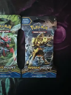 Pokemon TCG XY Breakpoint Sleeved Booster Pack Full Art Set 4 Sealed Packs - Image 5
