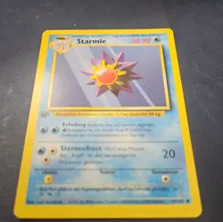 Pokemon TCG Starmie Base Set 64/102 Regular 1st Edition Common German LP-NM - Image 2