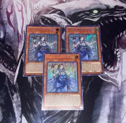 YUGIOH! PRIESTESS WITH EYES OF BLUE LCKC-EN016 SECRET X3 - Image 1