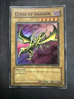 Curse of Dragon LOB-066 the Legend of Blue Eyes White Dragon 1st Edition - Image 1