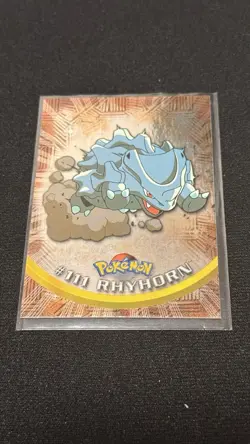 Pokemon Card - Rhyhorn #111 2000 Topps Chrome Series 2 Holo Foil - Image 1