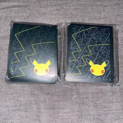 NEW 65pk Pokemon Celebrations Card Sleeves TCG Lot of 2 - Image 1