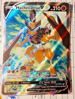Pokemon Francais Card Holo Carte Hachecateur V SWSH248 Promo FR 2022 Neuf - Image 1