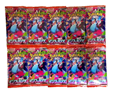 10x Inferno X Pokemon Mega Booster Pack Lot Japanese SEALED Cards - JP SELLER - Image 1