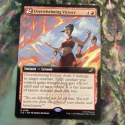 x1 Overwhelming Victory - Extended Art R MTG Avatar: The Last Airbender: - Image 1
