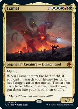 MTG Foil - Tiamat - 235 / NM / English - Image 1