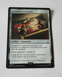 MtG Brotherhood Regalia (ACR-0071) Uncommon English MINT - Image 1