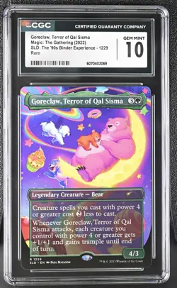 GORECLAW, TERROR OF QAL SISMA Secret Lair CGC 10 MTG [Nostalgium] - Image 1