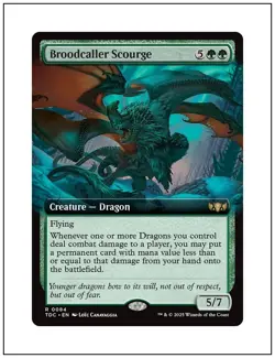 1x Broodcaller Scourge, Extended Art, Magic the Gathering MTG NM - Image 1