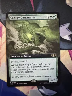Canopy Gargantuan (Extended Art) R Commander: Tarkir: Dragonstorm 85 NM - Image 1