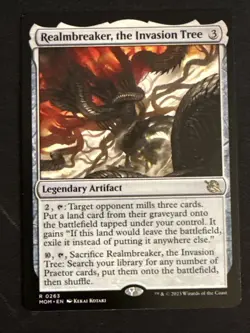 1x Realmbreaker, the Invasion Tree (263) March of the Machine LP MTG Magic x1 - Image 3