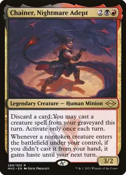 Chainer, Nightmare Adept Modern Horizons 2 MTG NM - Image 1