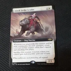 Extended Art Ainok Strike Leader ~ Tarkir: Dragonstorm Commander ~ Near Mint - Image 1