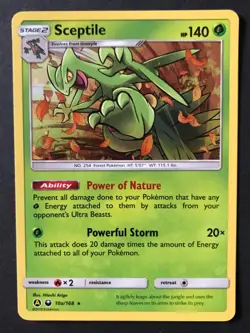Sceptile 10a/168 Celestial Storm SM PROMO Pokemon Card HOLO RARE Near Mint - Image 1