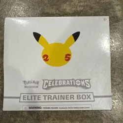 Pokemon TCG Celebrations 25th Anniversary Factory Sealed Elite Trainer Box - Image 1