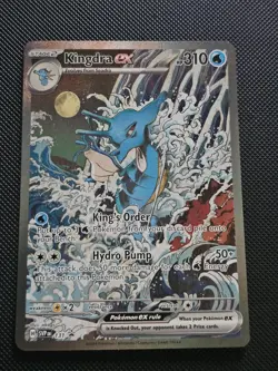 Kingdra EX 131 Pokemon TCG Scarlet & Violet Black Star Promo Holo - Image 3
