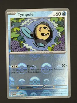 Tympole MASTER Ball Holo 19/86 - S&V Black Bolt - Pokemon TCG MASTER BALL NM - Image 1