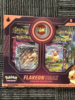 Pokemon TCG FLAREON VMAX Premium Collection Evolving Skies Factory Sealed NEW - Image 2
