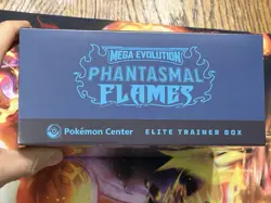 Phantasmal Flames Pokemon Center Elite Trainer Box ETB SEALED SHIPS FAST ACRYLIC - Image 5