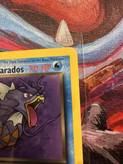 VTG Pokemon TCG Dark Gyarados 25/82 1st Edition Team Rocket Non-Holo Rare - Image 3