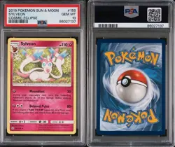 PSA 10 Sylveon 155/236 Non-Holo, 2019 Pokemon Sun & Moon Cosmic Eclipse LOW POP - Image 3