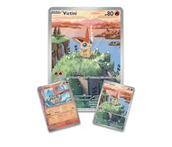 Pokemon TCG Scarlet & Violet Unova Victini Illustration Collection New Sealed - Image 2