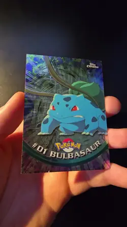 2000 Pokemon Topps Chrome Bulbasaur Holo #01 (C38) - Image 2