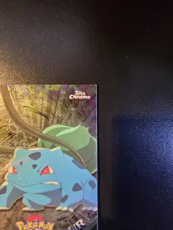 2000 Pokemon Topps Chrome Bulbasaur Holo #01 (C38) - Image 4