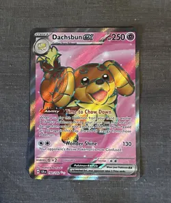Dachsbun EX 160/142 | Stellar Crown | S&V | Pokemon Card - Image 1