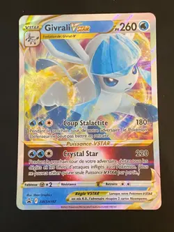 CARTE POKEMON GIVRALI VSTAR SWSH197 FR ULTRA RARE EB PROMO - NM+ - Image 1