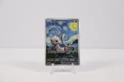 Pokemon Mew Starry Night Van Gogh Beautiful Moon ACG Star Trading Card - NM - Image 1